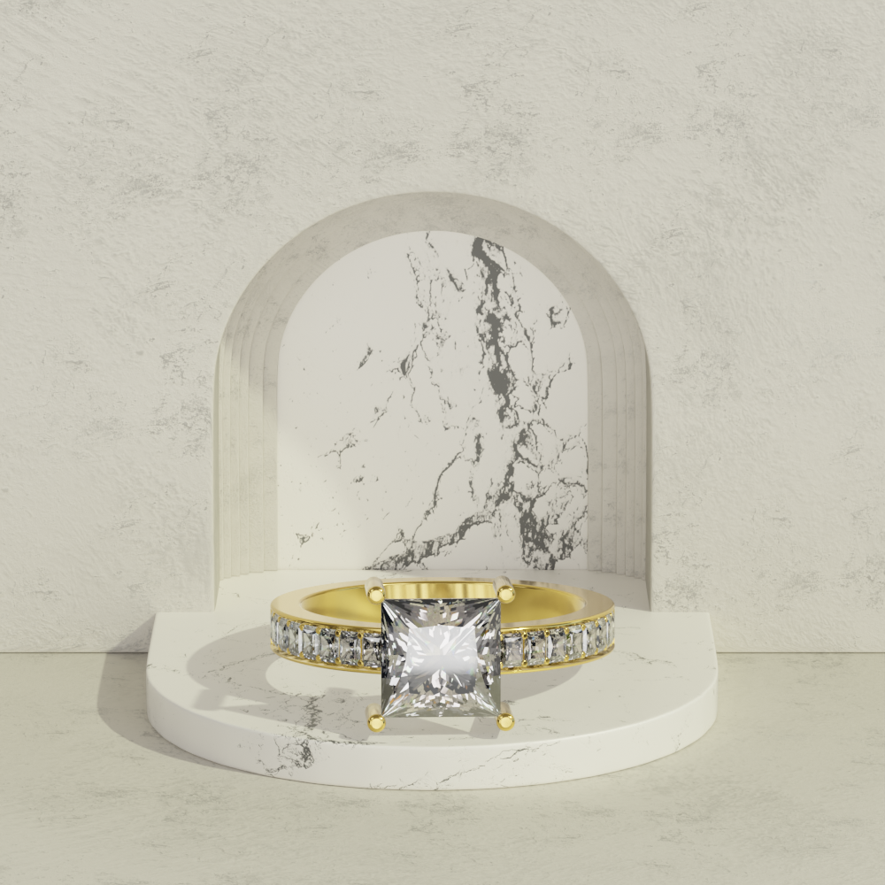 Princess Diamond Ring
