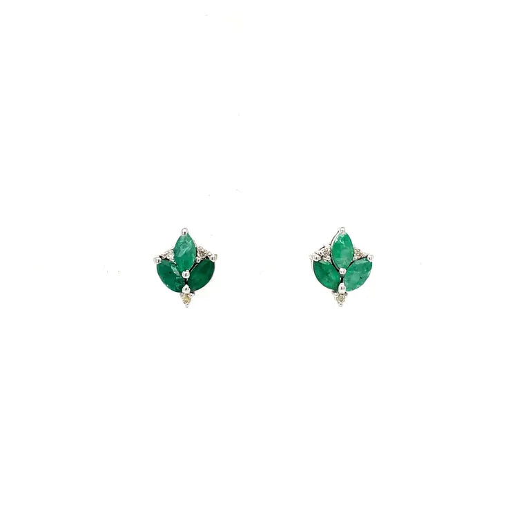 Ruby Earring in .925 Sterling Silver - KST 57319