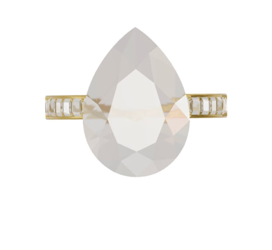 Diamond Pear Ring