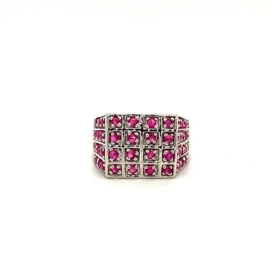 Ruby Ring in .925 Sterling Silver - KSR 16858