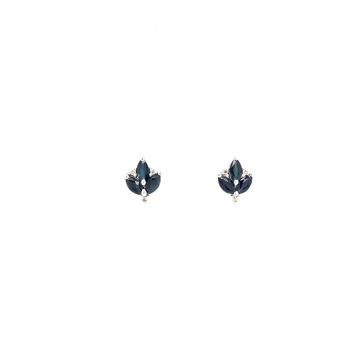 Ruby Earring in .925 Sterling Silver - KST 57319