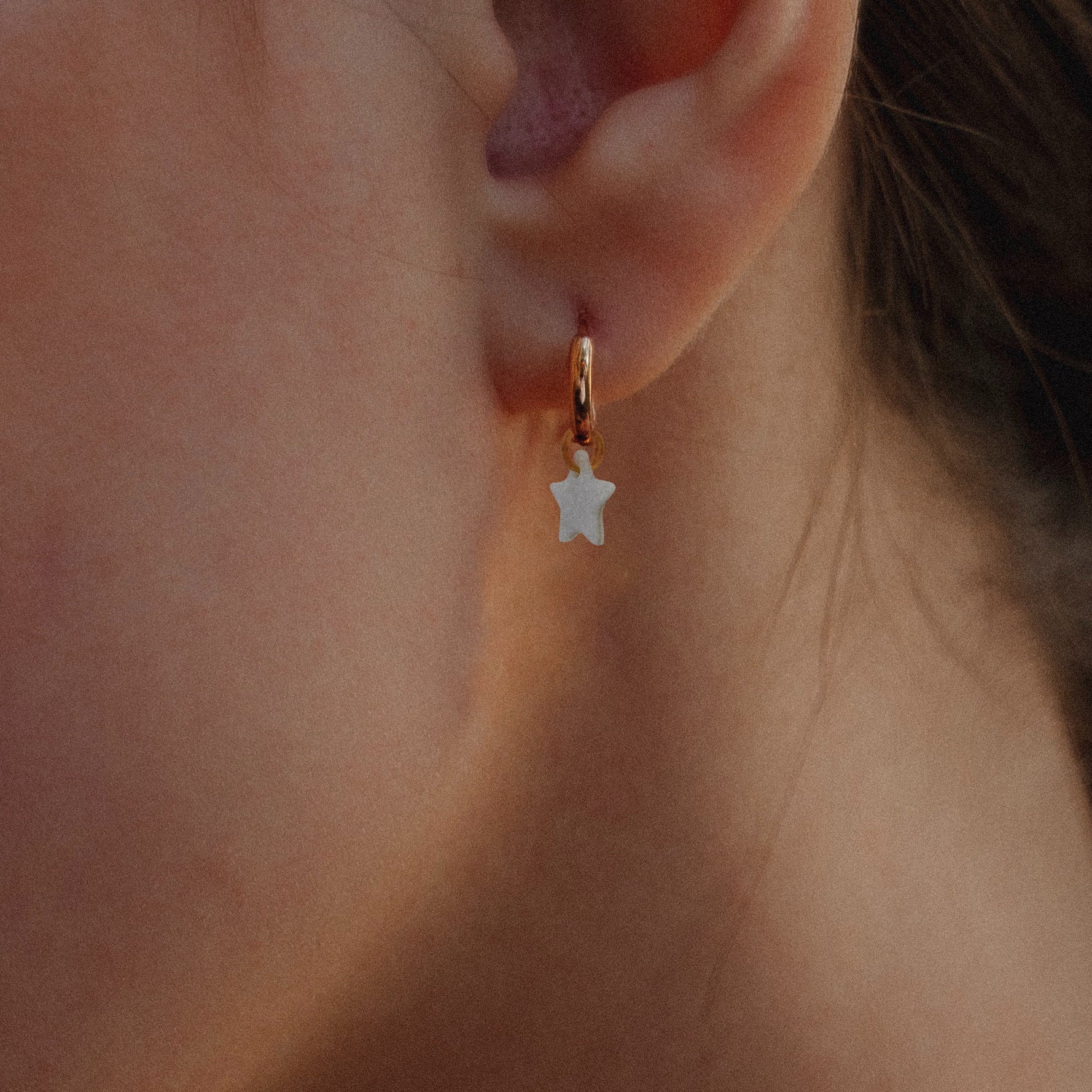Mother of Pearl Star Earrings-3